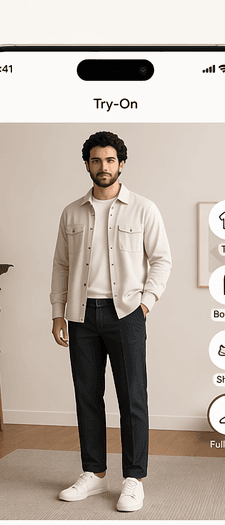 Wairra avatar try-on